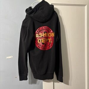 Black Graphic Hoodie